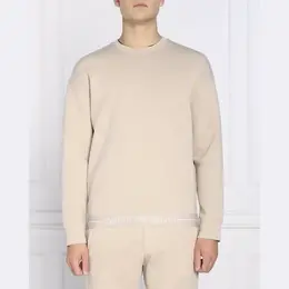 Emporio Armani: Бежевая толстовка 
