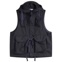 Engineered Garments: Синий жилет 