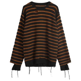 MM6 Maison Margiela: Свитер в полоску 
