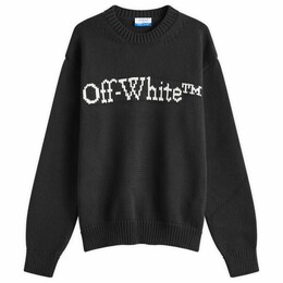 Off-White: Чёрный свитер 
