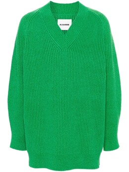 Jil Sander: Зелёный свитер 