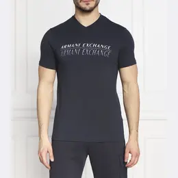 Armani Exchange: Обтягивающая футболка 