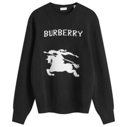 Burberry: Чёрный свитер 