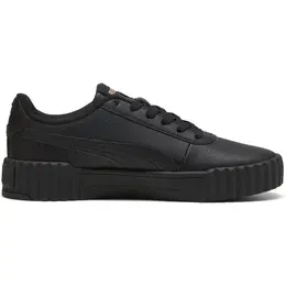 PUMA: Чёрные кеды  Carina