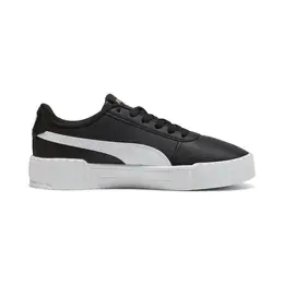 PUMA: Чёрные кеды  Carina