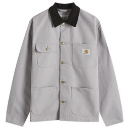 Carhartt WIP: Чёрное пальто 