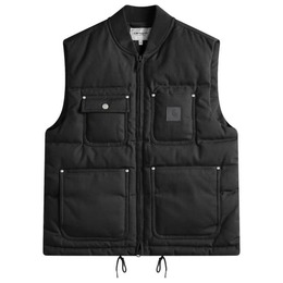 Carhartt WIP: Чёрный жилет 