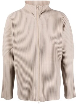 Homme Plissé Issey Miyake: Кардиган на молнии 