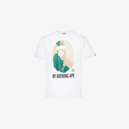 A BATHING APE: Белая футболка 