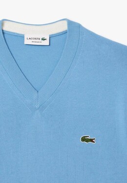 Lacoste: Синий свитер 