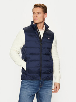 Tommy Jeans: Синий жилет 