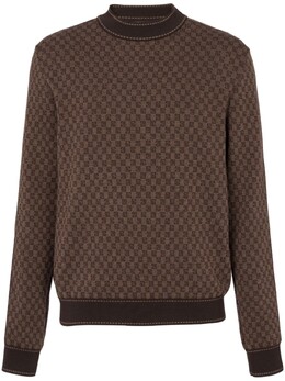 Balmain: Коричневый свитер 