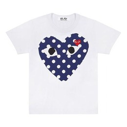 Comme Des Garçons Play: Голубая футболка 
