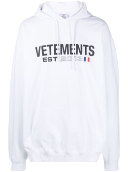 Vetements: Белая толстовка 