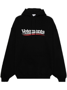 Vetements: Чёрная толстовка 