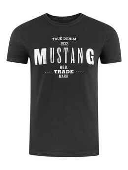 Mustang: Чёрная футболка 