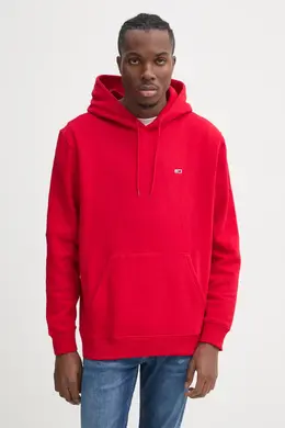 Tommy Jeans: Красная толстовка 