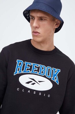 Reebok: Чёрная толстовка 