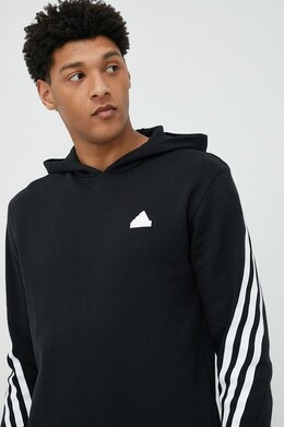 Adidas: Чёрная толстовка 