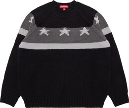 Supreme: Чёрный свитер  Stars