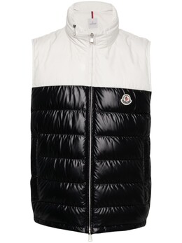 Moncler: Чёрный жилет 
