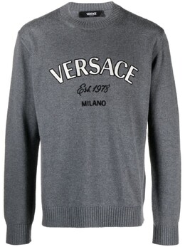 Versace: Свитер из шерсти 