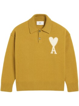 AMI Paris: Жёлтая футболка  Ami de Cœur