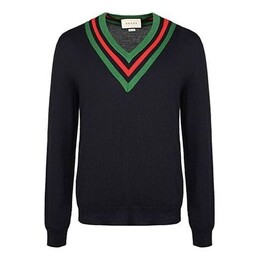 Gucci: Свитер  Web из шерсти