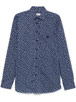 Etro: Синяя рубашка 