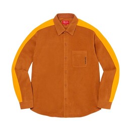 Supreme: Оранжевая рубашка  Polartec