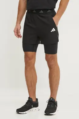 adidas Performance: Чёрные шорты 