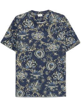 Etro: Синяя футболка 