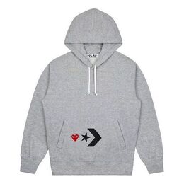 Comme Des Garçons Play: Серая толстовка  Play