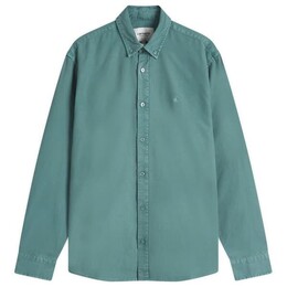 Carhartt WIP: Серебристая футболка 