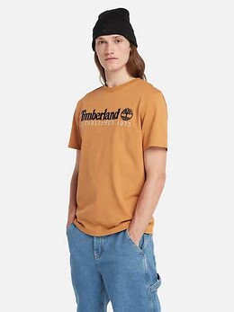 Timberland: Футболка с вышивкой 