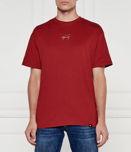 Tommy Jeans: Красная футболка 