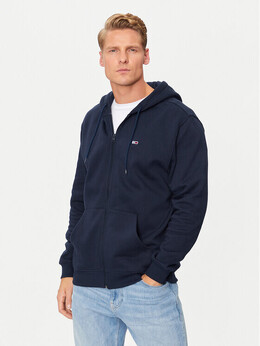 Tommy Jeans: Синяя толстовка 