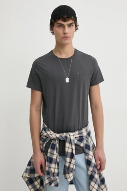 Tommy Jeans: Серая футболка 
