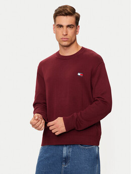 Tommy Jeans: Красный свитер 