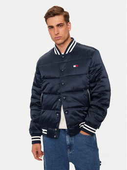 Tommy Jeans: Синий пуховик 