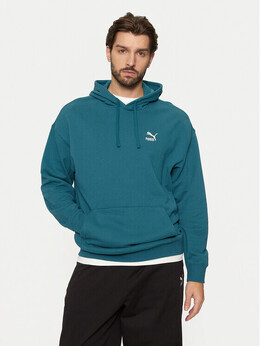 PUMA: Зелёная толстовка 