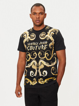 Versace Jeans Couture: Чёрная футболка 