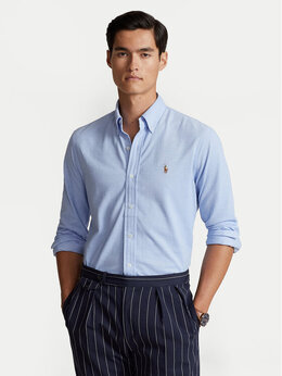 Polo Ralph Lauren: Голубая рубашка 
