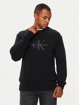 Calvin Klein Jeans: Чёрный свитер 