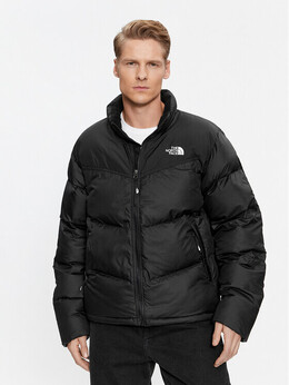 The North Face: Чёрный пуховик 