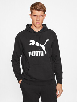 PUMA: Чёрная толстовка  Classics