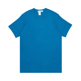 Comme Des Garçons Shirt: Голубая футболка 