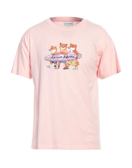 Maison Kitsuné: Светлая футболка 