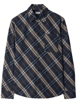 Burberry: Рубашка в клетку 