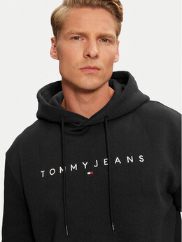 Tommy Jeans: Чёрная толстовка 